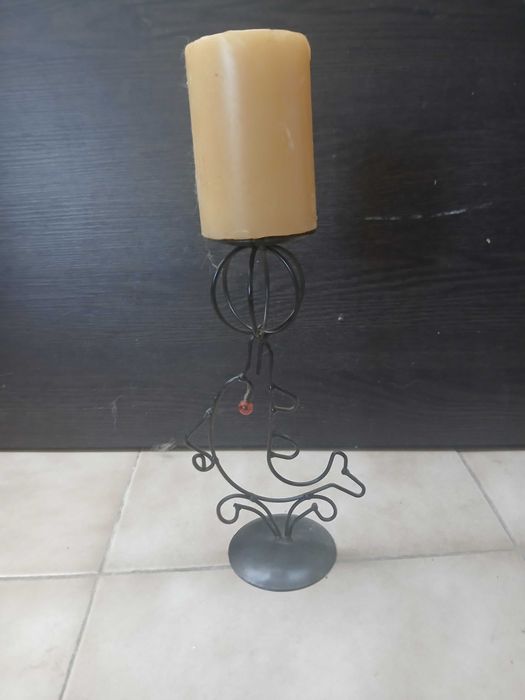 Suporte de vela de pé