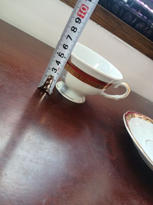 Karolina PRL duo filiżanka ze spodkiem