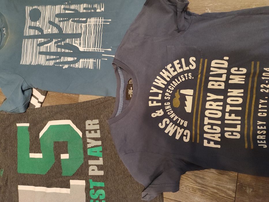 3x Koszulka Chłopięca T-shirt Krótki Rękaw