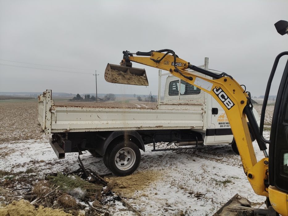 Usługi Koparkoładowarką, Minikoparką, Prace ziemne, Transport wywrotką