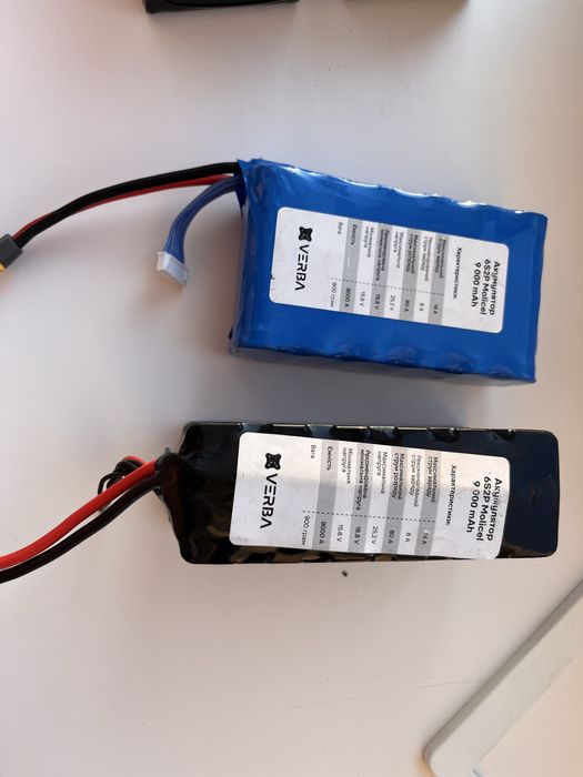 Акумулятор VERBA Molicel 6S2P 9000mAh / 6S4P 20000mAh Li-ion 21.6V