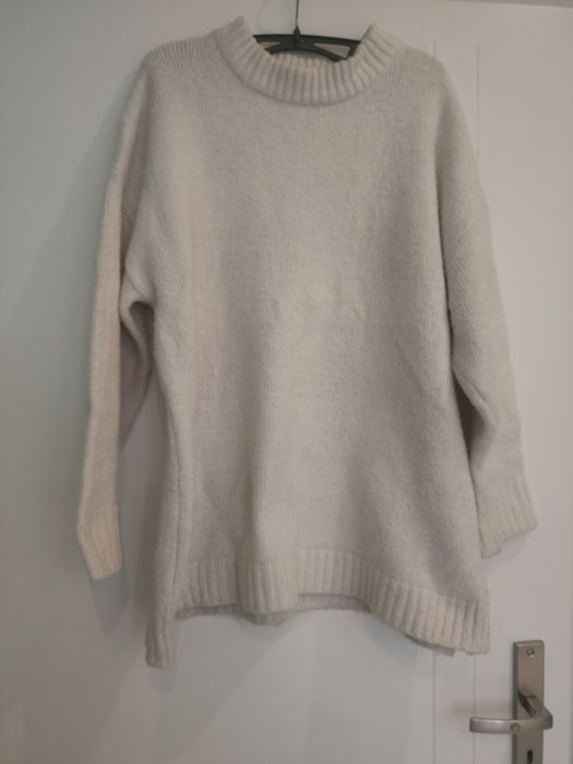 Sweter damski kremowy Fishbone S