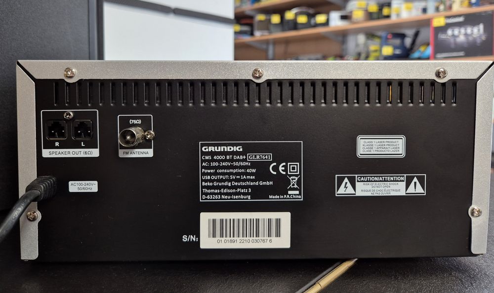 Wieża mini GRUNDIG CMS 4000BT dab+ BT, Komis Jasło Czackiego