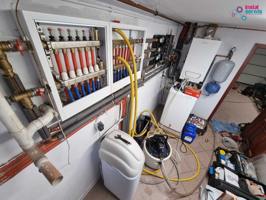 Chemiczne płukanie/czyszczenie instalacji C.O Uszczelnianie instalacji