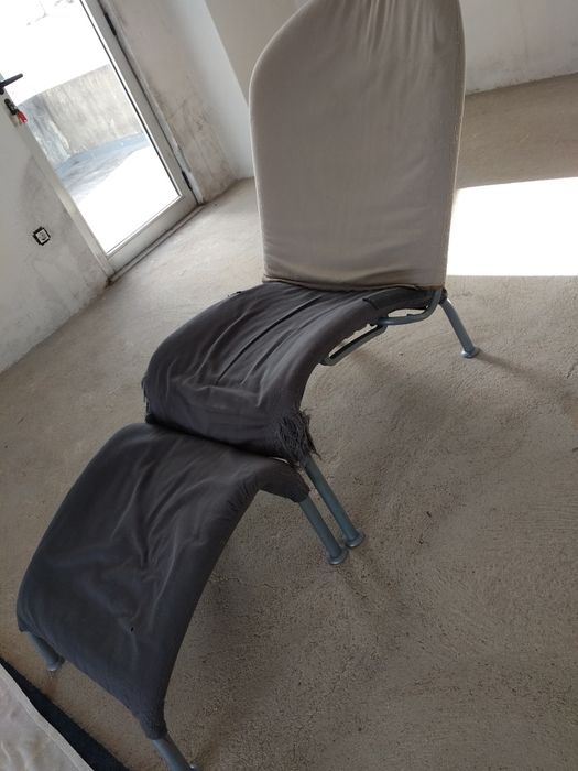 Poltrona ikea com descansa pés