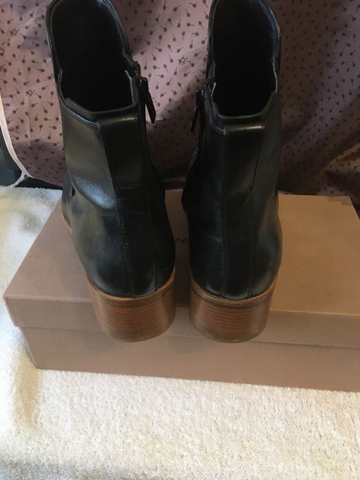 Кожанные полусапожки Vero Cuocio  большого размера