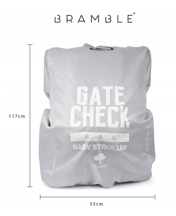 Torba transportowa podróżna na wózek dzieciecy/fotelik DUŻA XL