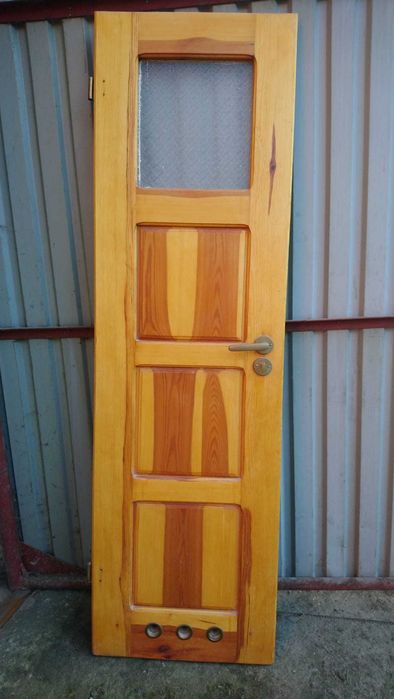 Drzwi łazienkowe 60cm z litego drewna