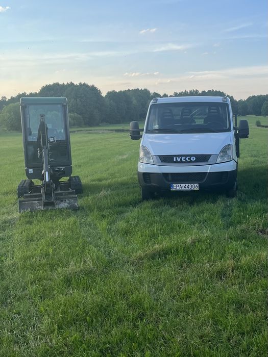 Usługi Minikoparka. Minitraktorem. Glebogryzarka. Wywrotka 3,5t