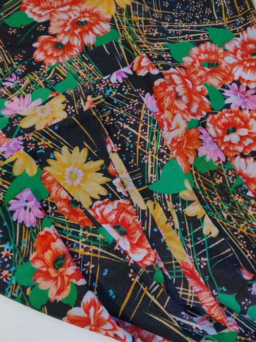 Отрез ткани шифон СССР