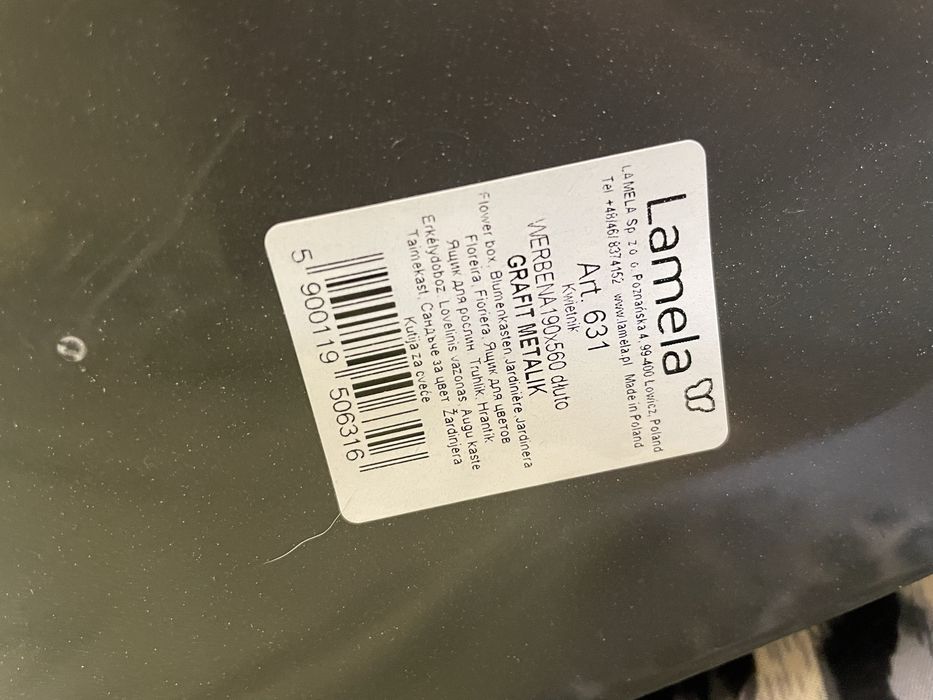 Kwietnik doniczka  Werbena Dłuto lamela