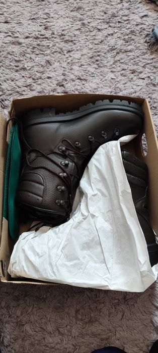 Buty wojskowe zimowe brązowe