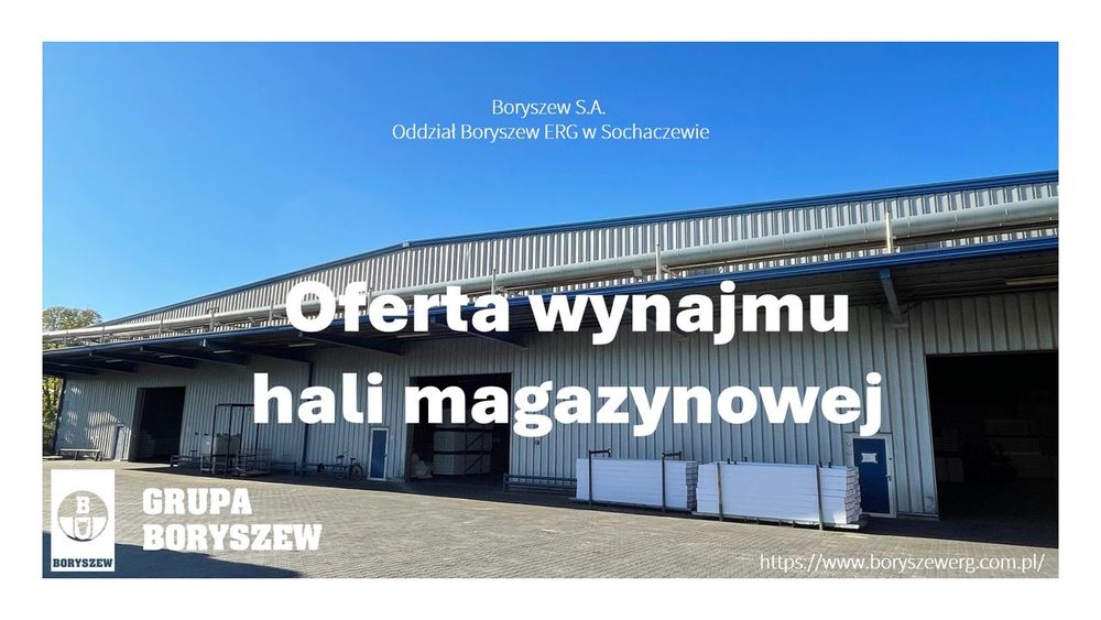 Boryszew ERG - hala magazynowa