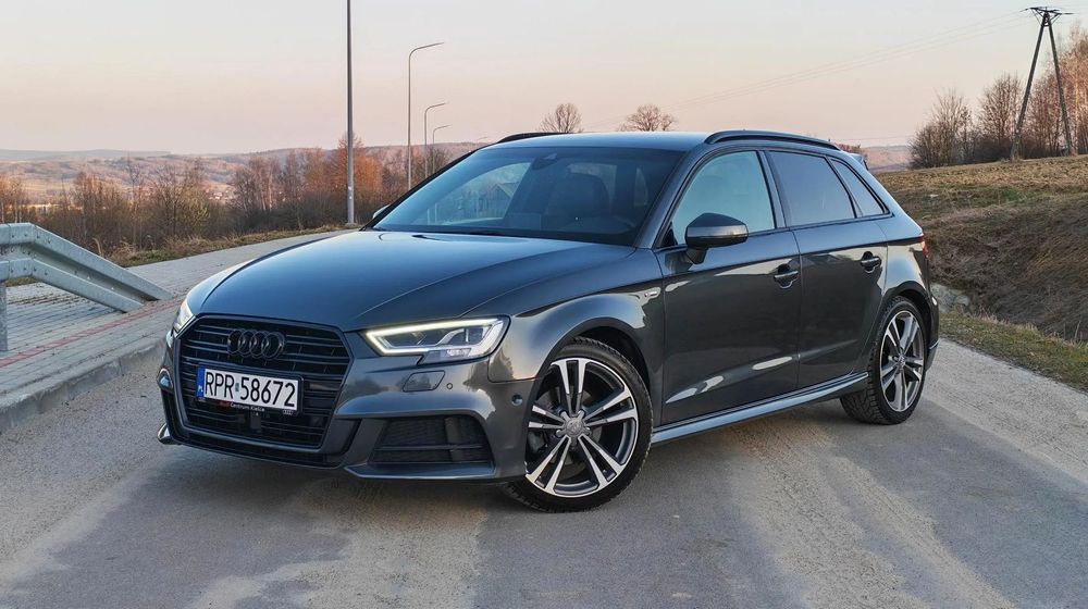 Audi A3 Sportback 1.6 TDI 116KM / S-Tronic / S-Line / Virtual / Asystent / Masaże / Full