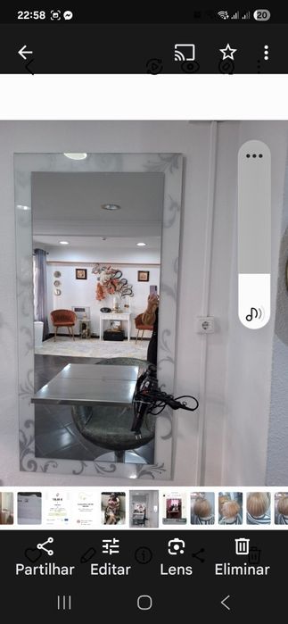 Vendo espelho de cabeleireiro 80€