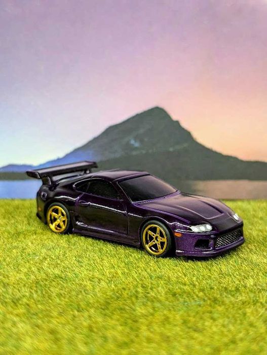Hot Wheels Toyota Supra + Custom Purple