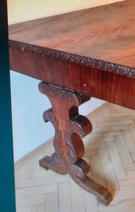 Antyczny stół Biedermeier - antyk