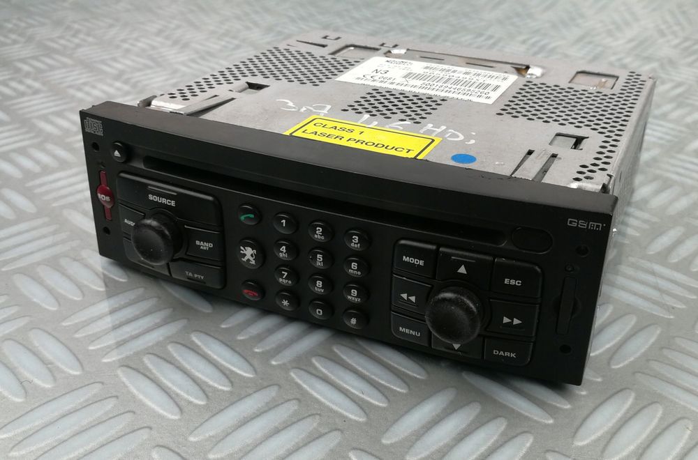 96590499XT RT3-N3 radio CD FM nawigacja SIM NAVI GSM PEUGEOT 307 LIFT EURO