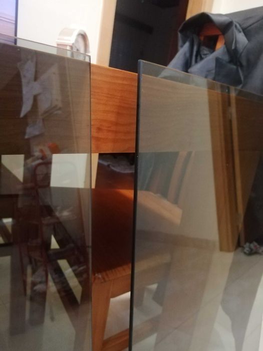 conj 2 portas de armario em vidro