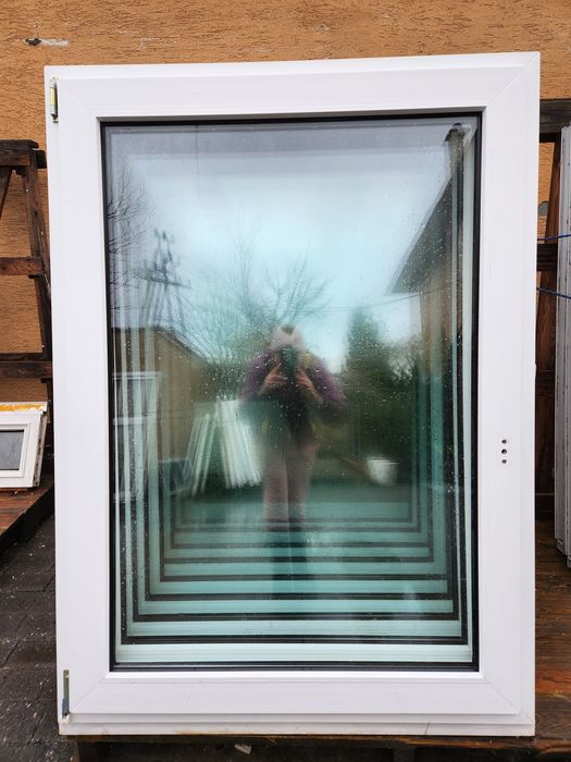 Okna pcv 106 x 145, okna używane