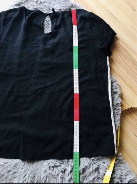 Bluzka czarna z lampasami