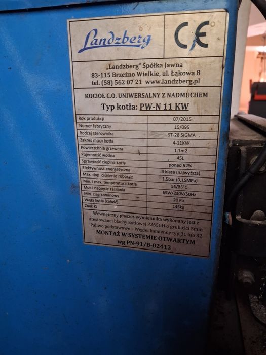 Piec Landzberg 11kw