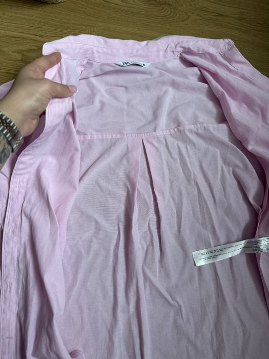 Жіноча рожева блузка - сорочка zara