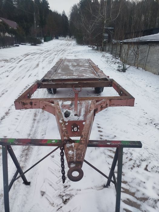 Rama przyczepa do bel przyczepka wywrotka dłużyca do drewna części