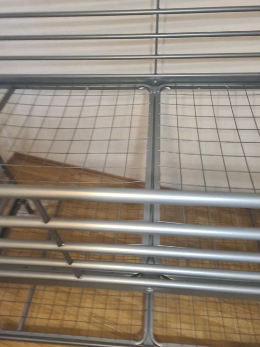 Łóżko metalowe piętrowe podwójne