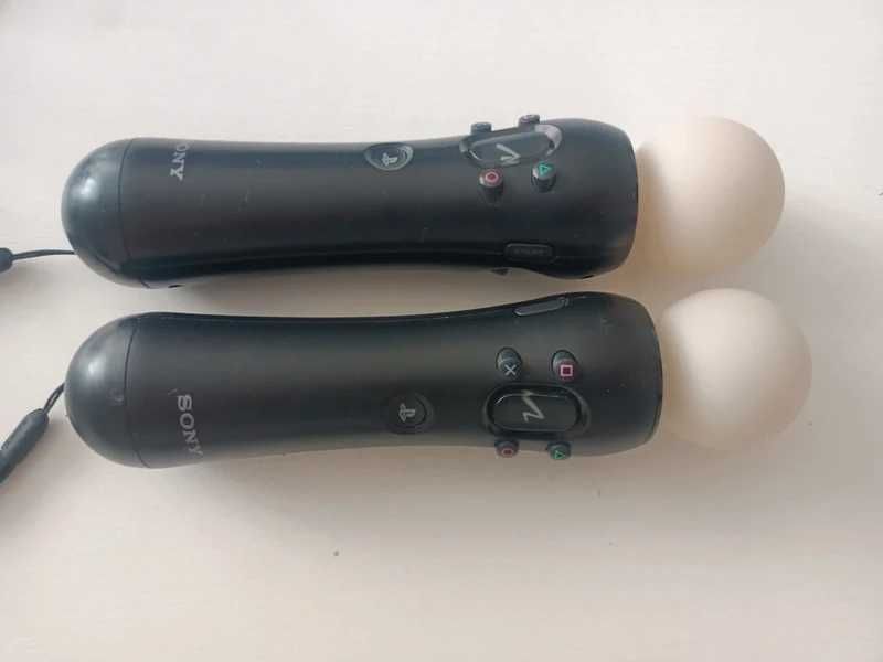 2x kontrolery PlayStation Move + kamera PS3 + 3 gry gratis