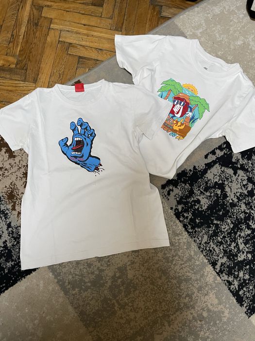 Дві футболки санта круз і найк
