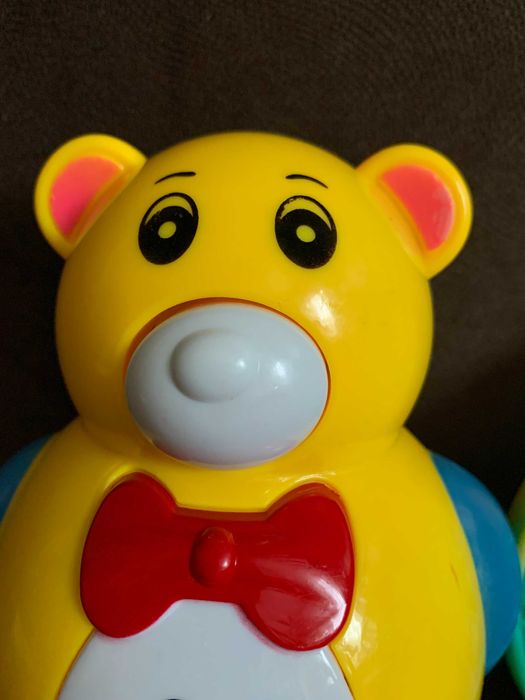 Игрушка музыкальная неваляшка и пластина анти стресс