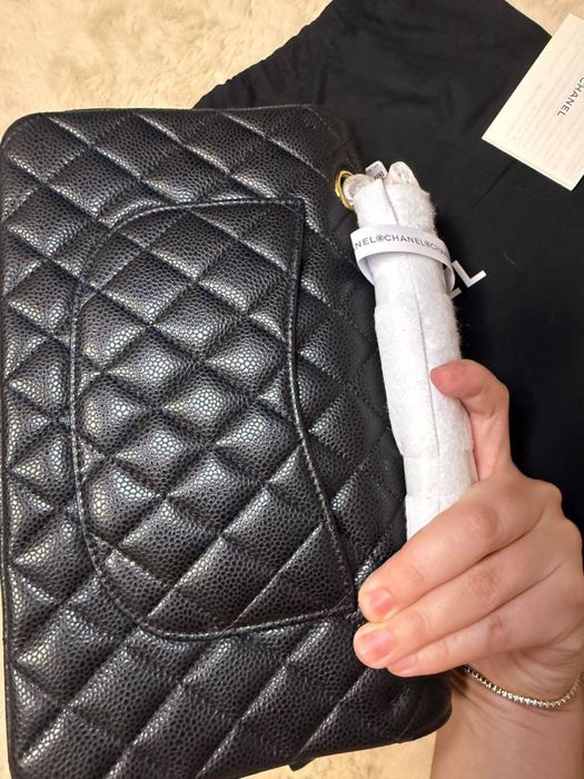 Шкіряна/кожаная сумка в стилі Chanel