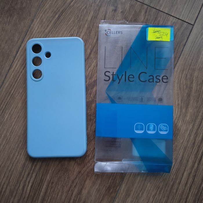 Nowe etui pokrowiec futerał case błękitny blue Samsung s24