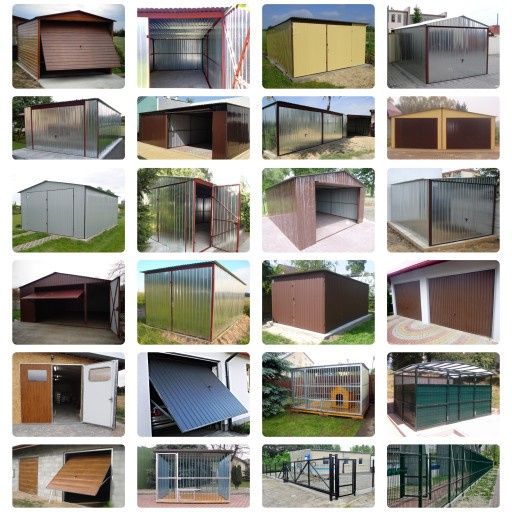 Garaż blaszany 6x5 6x6 8x5 8x6 Garaże blaszane Blaszak Cała Polska