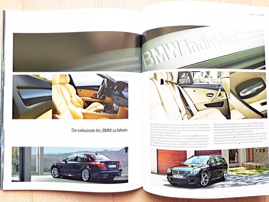 BMW M5 E60 / E61 prospekt 58 str. (1) 2007, stan BDB *przesyłka GRATIS