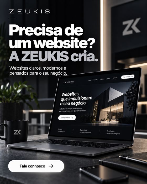 Criação de Websites Profissionais - ZEUKIS