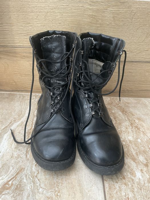 Buty wojskowe skórzane