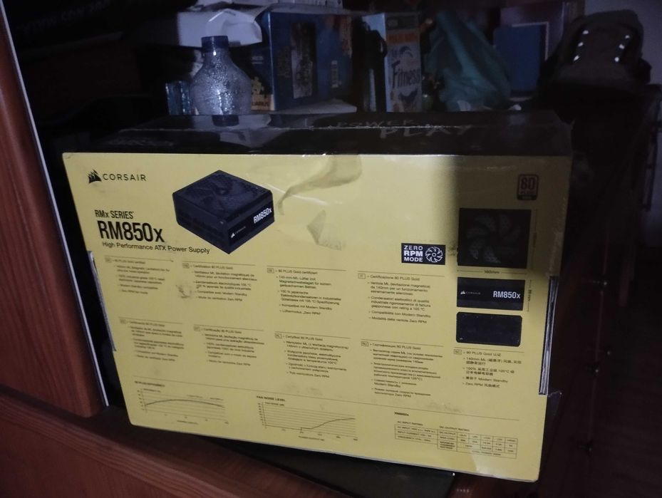 Fonte de Alimentação/Corsair/RM 850x (2021)(selado e novo)