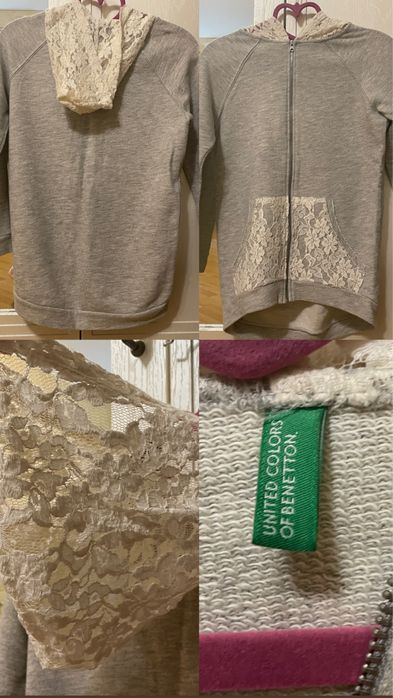 Кофта на замке Benetton
