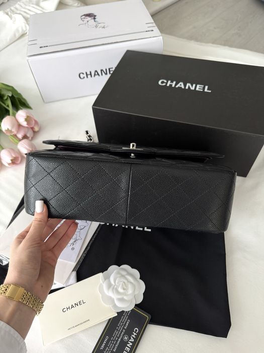Сумка Chanel Black Texture 30 золота та срібна фурнітура