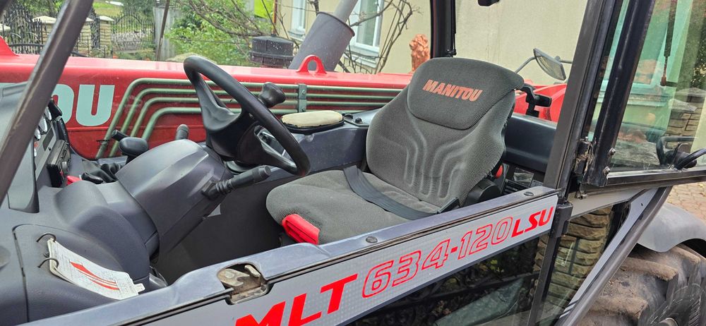 Навантажувач телескопічний manitou 634