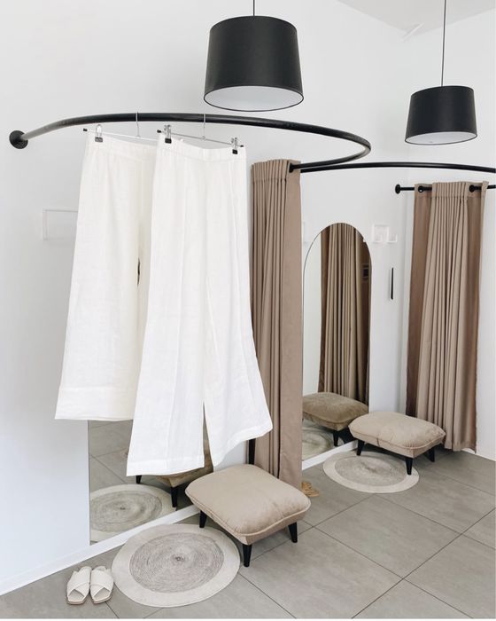 Білі лляні кюлоти balcony garment (m)