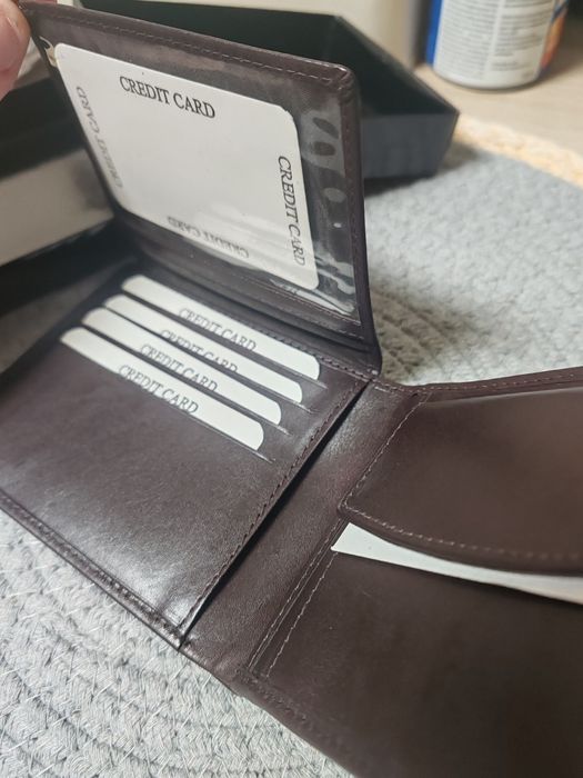 Carteira homem pele castanha Belcamp - Nova