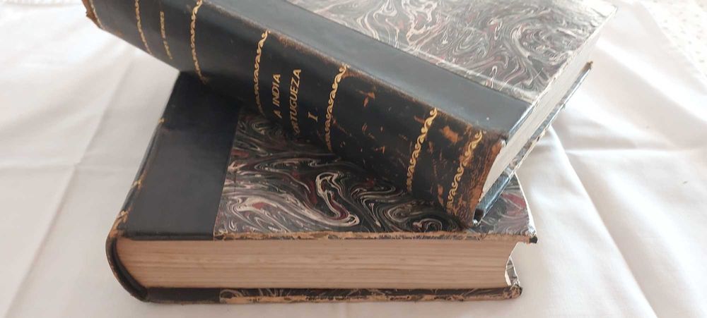 Índia Portugueza 2 volumes encadernados
