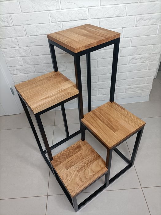 Stojak na kwiaty meble loftowe