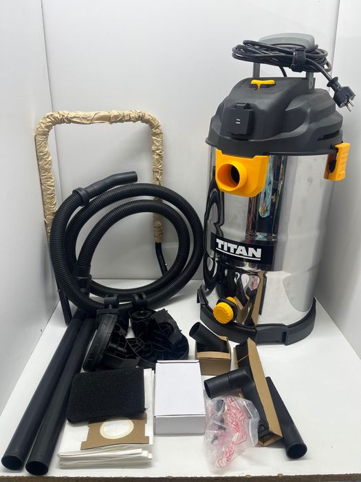 Odkurzacz przemysłowy Titan TTB777VAC 1500 W 40 L sucho mokro gw12m fv23