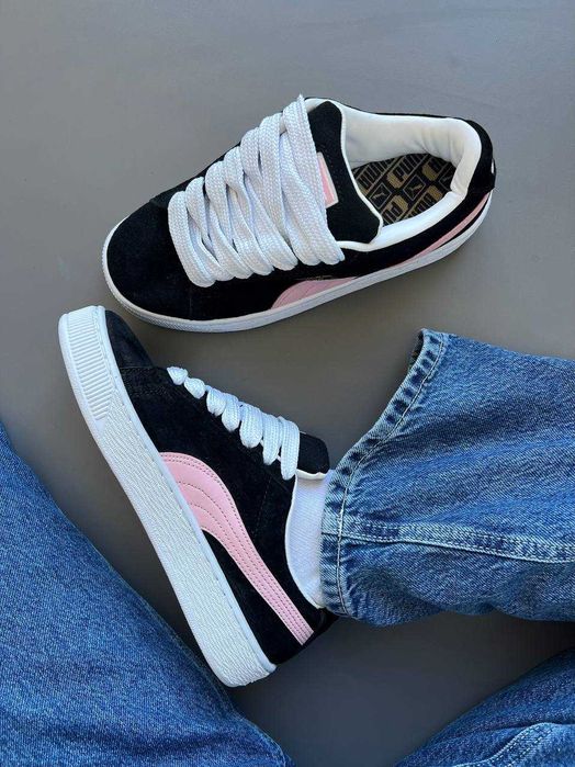 !SALE! Puma Suede XL Black/Pink 36 37 38 39 40 41 42 43 44 45 пума хл