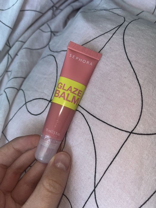 Glaze balm -01 Bubblegum, błyszczący balsam do ust Sephora