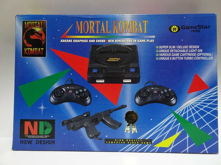 NOWA Konsola do Gier Telewizyjnych - Pegasus  Mortal Kombat Rok 1998 .